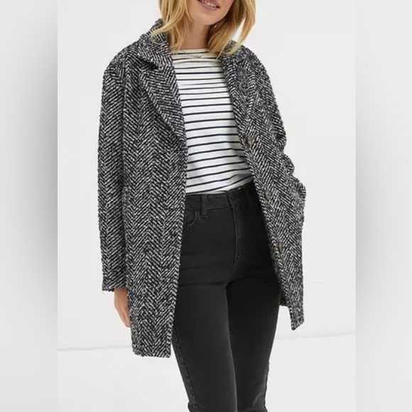 NWT - Fat Face Women’s Wool Blended Coat - US 12/L - Picture 2 of 15